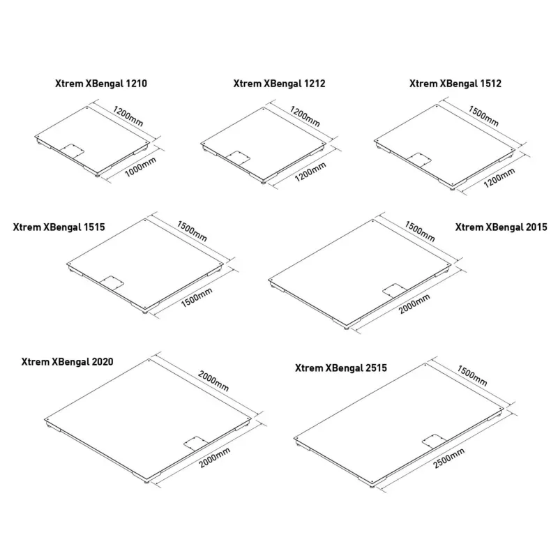 Plateforme Xtrem Bengal de pesage numérique