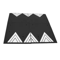 Coussin berlinois norme CEREMA H.6.5 cm en caoutchouc Viso