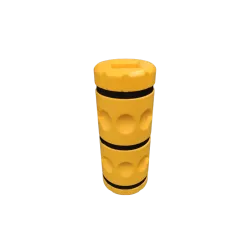 Protection en PVC double coque ronde pour poteau