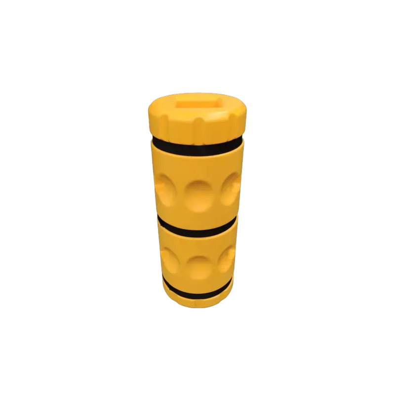 Protection en PVC double coque ronde pour poteau