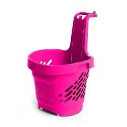Panier libre service 68 L avec roues rotation 360°C et poignée