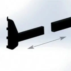 Barre de charge 50x25mm pour distributeur vrac