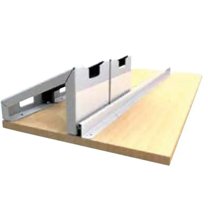 Sabot de fixation pour distributeur à poignée de produits en vrac