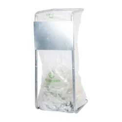 Plaque d'information à clipser tri sélectif pour support sac poubelle