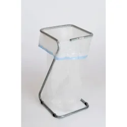 Lot de 200 sacs poubelle non perforés 110L 25MU avec lien de serrage