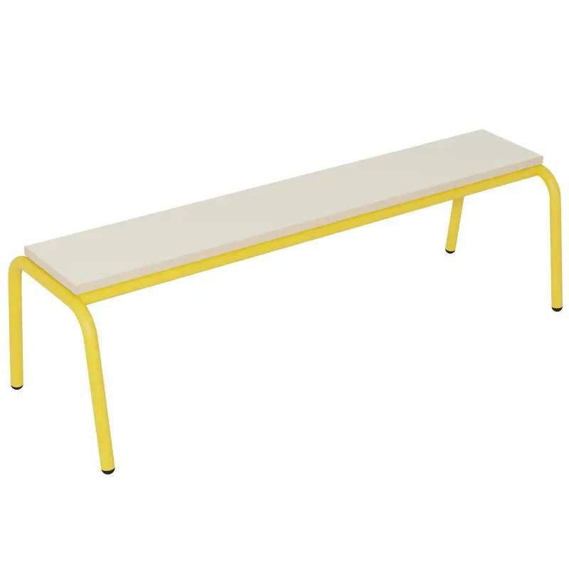 Banc Molly pour école maternelle en mdf mélaminé