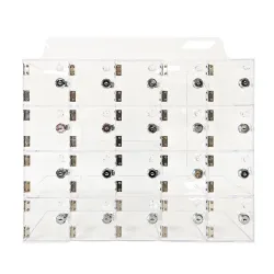 Casier transparent pour 20 téléphones portables