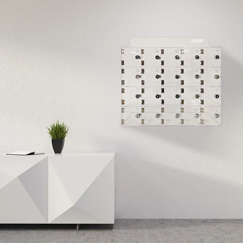 Casier transparent pour 20 smartphones