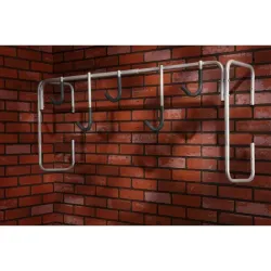 Range 5 vélos pour garage à suspendre au mur