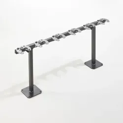 Mottez - Support 6 trottinettes côte à côte sur pieds ou à sceller