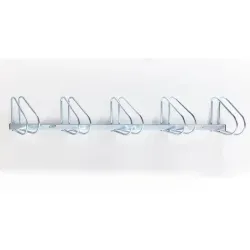 Ratelier 5 vélos mural - Angle 45°