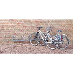 Ratelier 4 vélos mural - Angle 45°