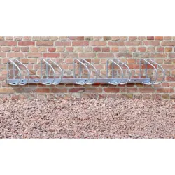 Ratelier 5 vélos mural - Angle 45°