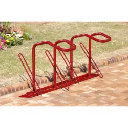 Râtelier vélos avec arceau antivol pour roue avant et cadre