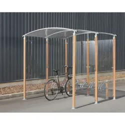 Abri à vélos bois 4m²