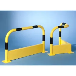 Mottez B366 - Arceau de protection industriel avec plinthe D.89 mm