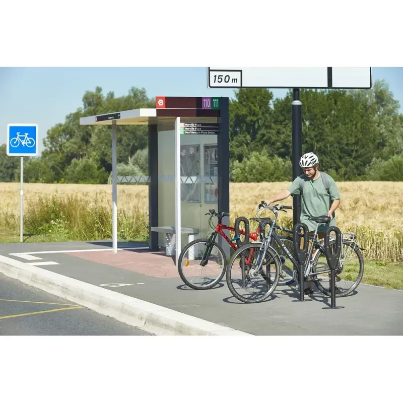 Poteau de rangement 1 vélo Papillon