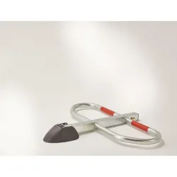 Barrière de parking  à pied central rabattable