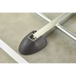 Barrière de parking  à pied central rabattable