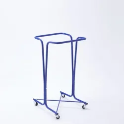 Support sac poubelle gros volume 240 à 400l sur roulettes