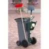 Chariot de voirie pour conteneur plastique