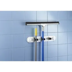 Support mural à ventouse 3 manches D.16 à 32 mm