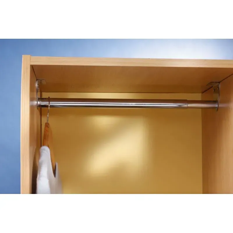 Mottez - Barre de penderie nickelée de 40 à 120 cm