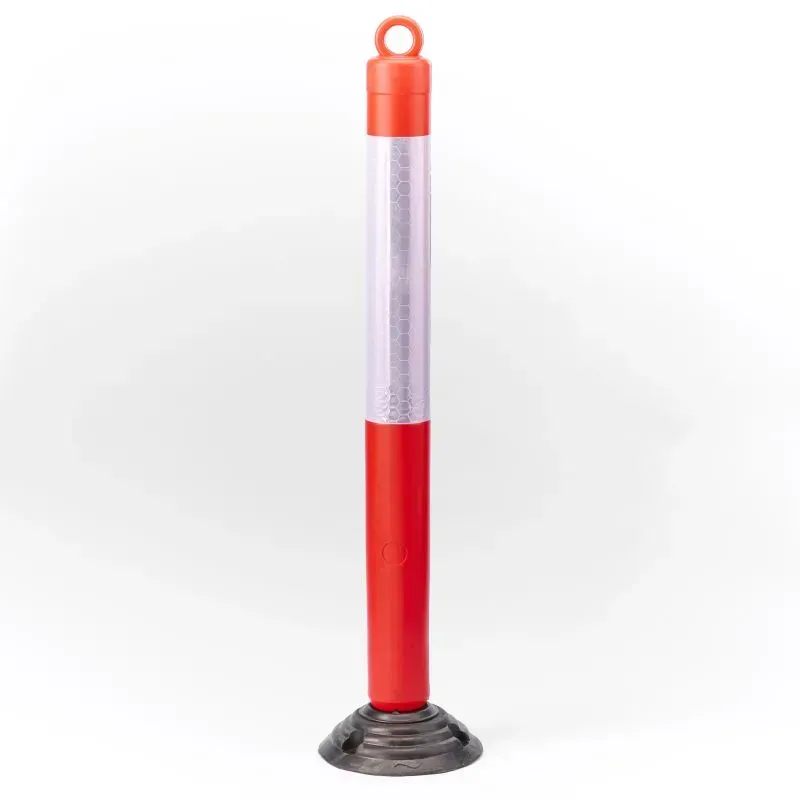 Mottez - Poteau de signalisation flexible + anneau passe chaîne