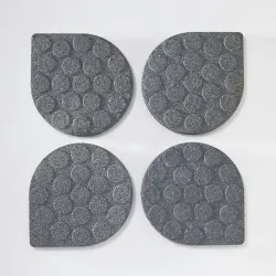 Mottez M031Q - Lot de 4 patins anti-vibrations
