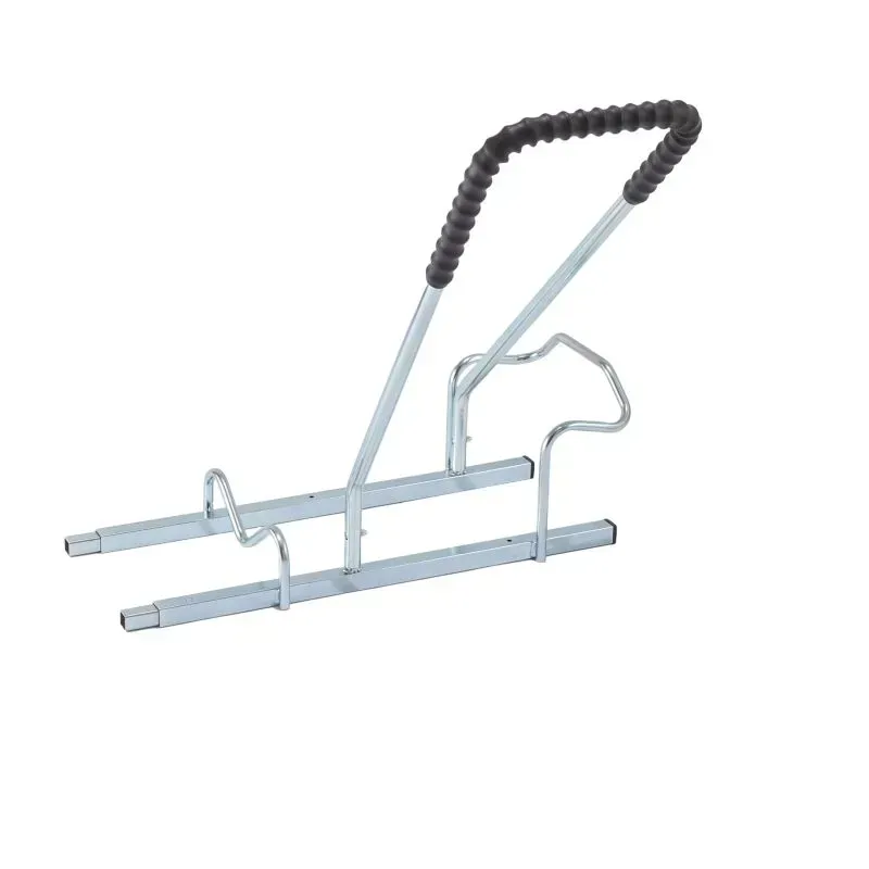 Mottez M050S - Râtelier 2 vélos avec arceau gainé