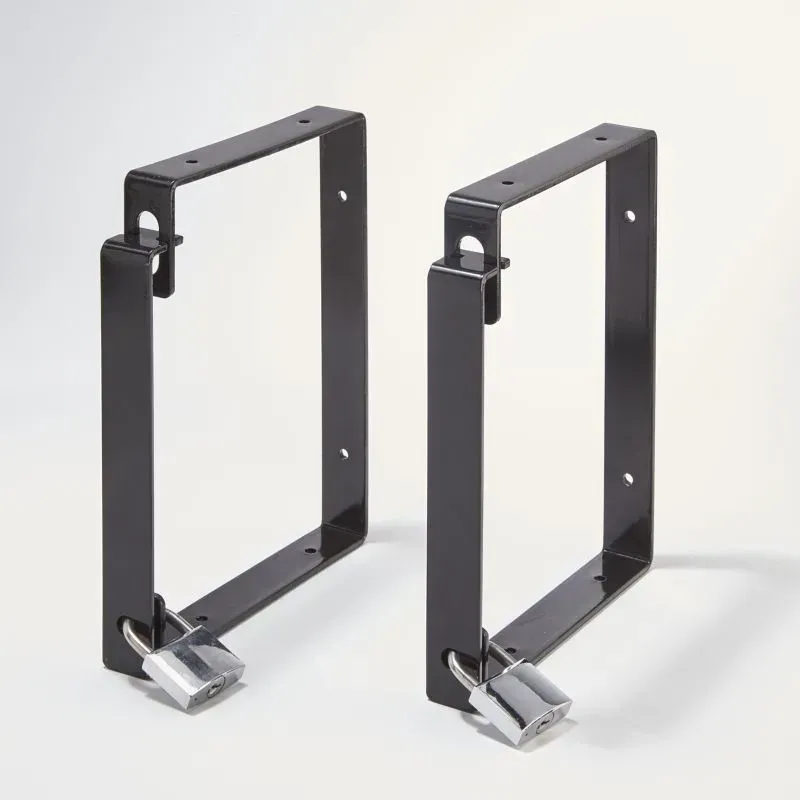 Lot de 2 antivols Mottez muraux pour échelles