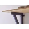 Mottez M582S - Support mural pour table snack, plan de travail