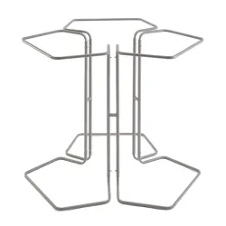 Porte sacs de poubelle - triple bacs de 240 L ou 400 L