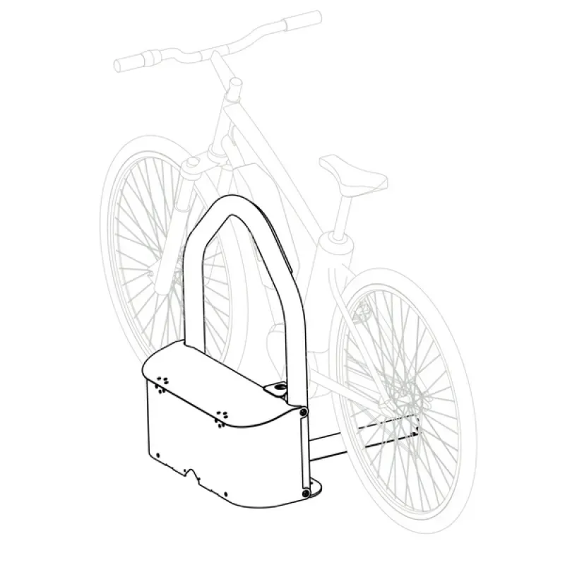 Borne pour vélo électrique de recharge
