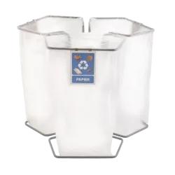 Porte sacs de poubelle - triple bacs de 240 L ou 400 L