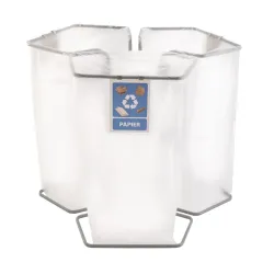 Porte sacs de poubelle - triple bacs de 240 L ou 400 L
