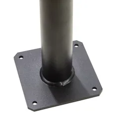 Poteau avec pinces antivol pour rangement de 2 trottinettes