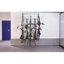 Suspension avec crochets coulissants pour 5 vélos