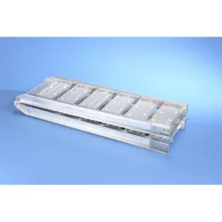 Lot de 2 rampes PMR en aluminium lisse repliable