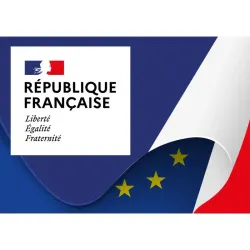 Plaque de façade République Française en plexiglass