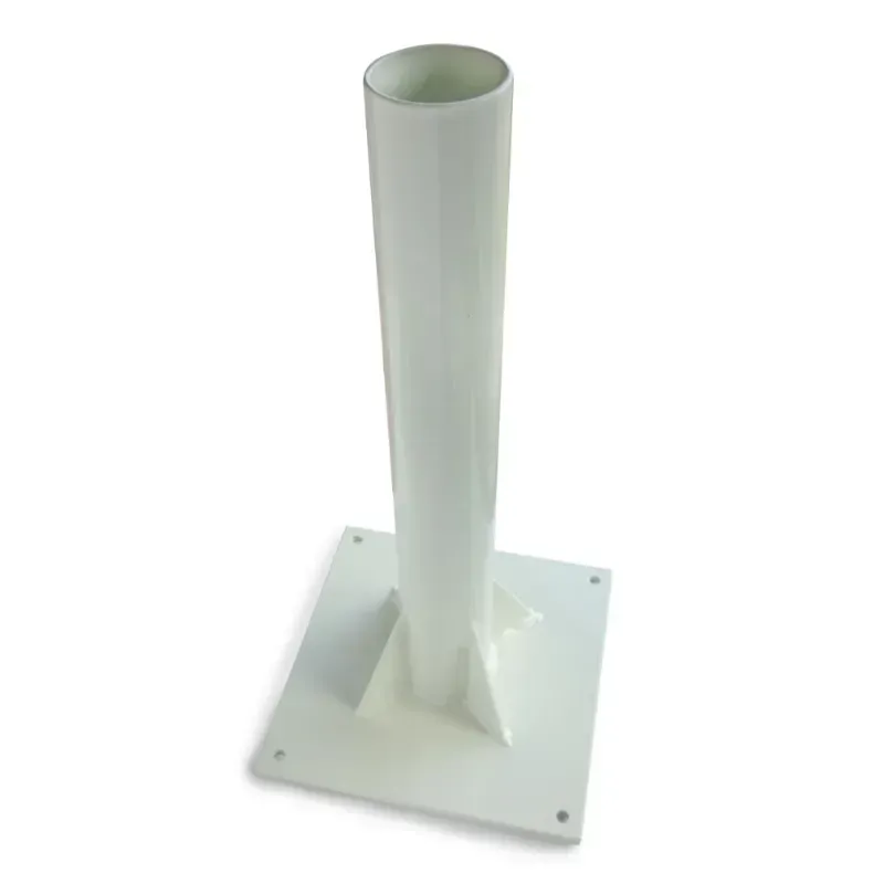 Support de fixation pour mât de pavillon d.60 mm sur terrasse