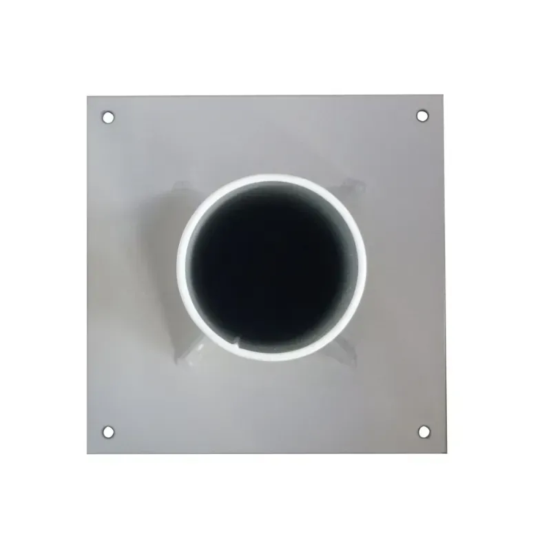 Support de fixation pour mât de pavillon d.60 mm sur terrasse