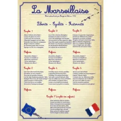 Plaque "la Marseillaise" loi Blanquer