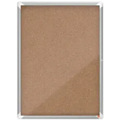 Vitrine d'affichage extérieur avec porte battante