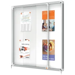 Vitrine murale d'intérieur avec porte coulissante - Nobo premium