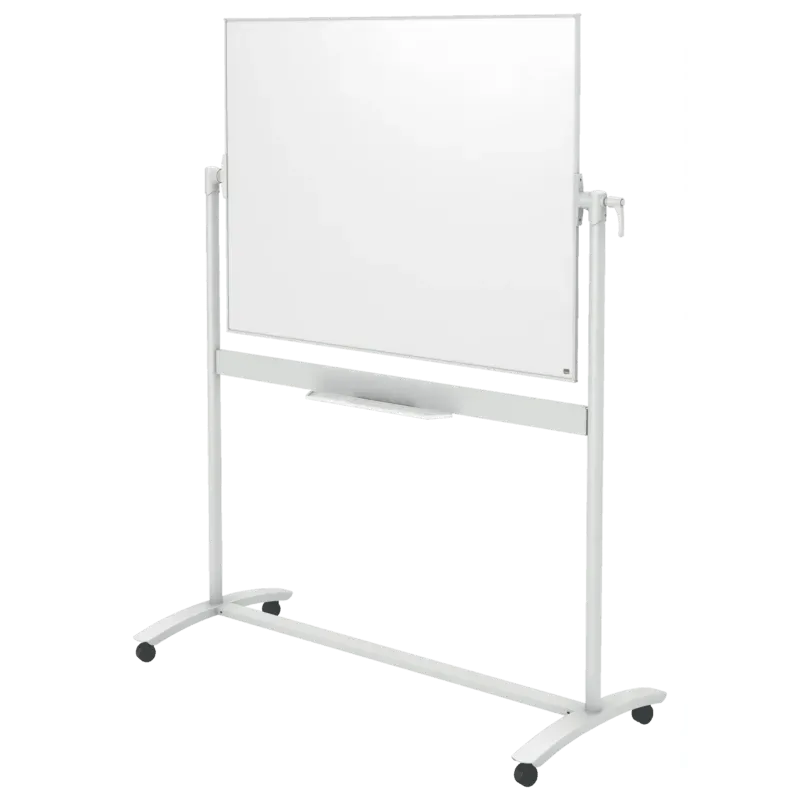 Tableau à roulette magnétique blanc