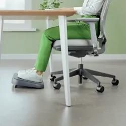 Repose-pieds de bureau réglable en plastique recyclé