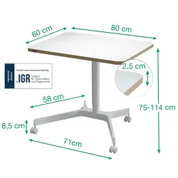 Bureau ergonomique assis-debout