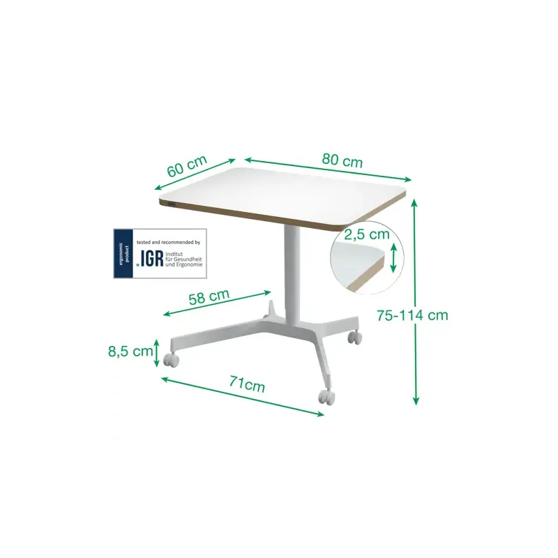Bureau ergonomique assis-debout
