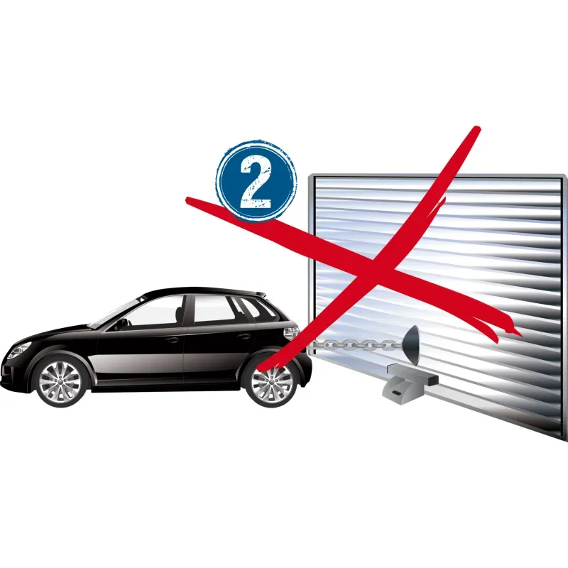 Kit anitvol pour tout modèle de porte de garage